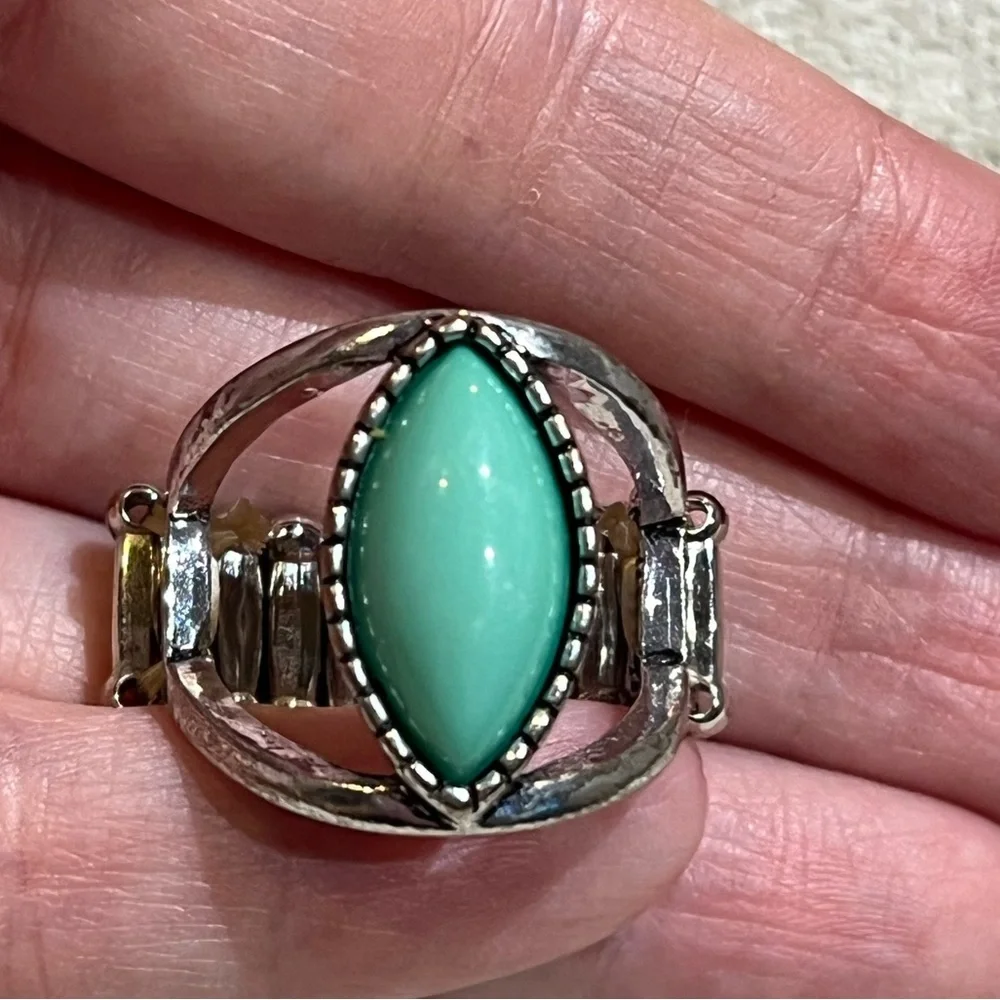 Turquoise Adjustable Ring - Picture 2 of 6